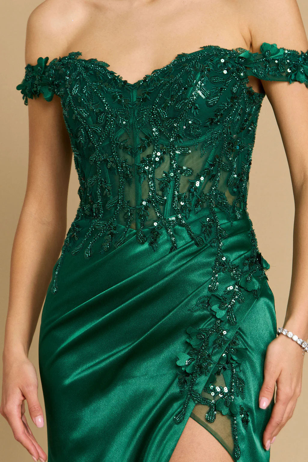Long Corset Mermaid Prom Formal Dress